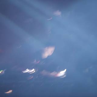 Blurred Spotlight on Stage