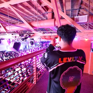 Levity Artist Overlooks Packed Wobbleland Festival Crowd