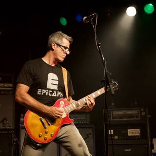 Rockstar Brett Gurewitz Wows the Crowd with Electric Guitar