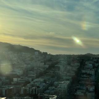 Sunset over the San Francisco Skyline
