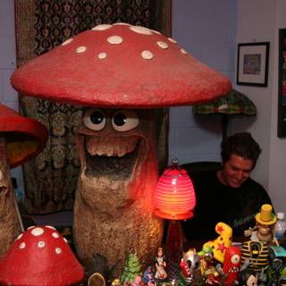 Man and Mushrooms