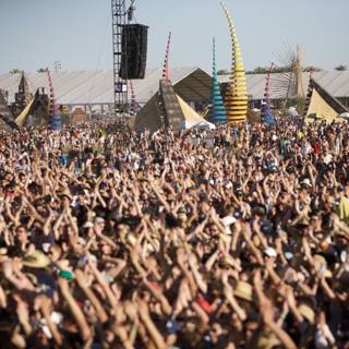 Hands in the Air at Coachella Music Festival