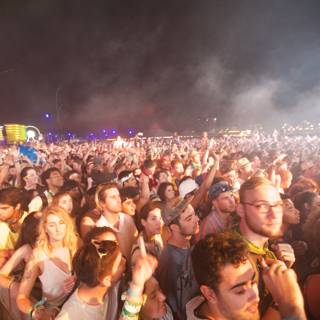 Coachella 2016: Nighttime Concert Crowd