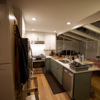 Cozy Kitchen Decorated for Christmas Holiday Season