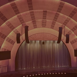 Majestic Theater Interior with Arched Ceiling Design