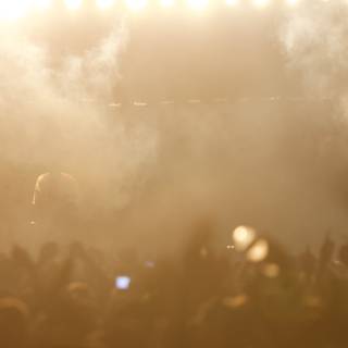Smoke and Lights at the Rock Concert