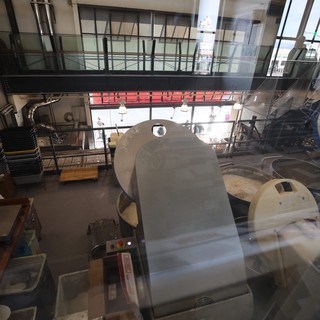 Industrial Pasta Factory Floor from Above