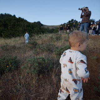 Tiny Explorers at Golden Hour on Mount Diablo