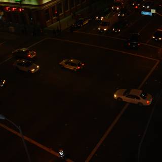 Rush Hour Under the Street Lights