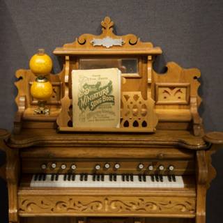 Vintage Melodies: Evoking Nostalgia with a Wooden Piano