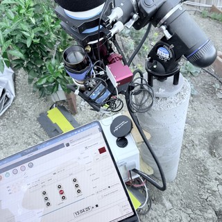 Backyard Astrophotography Setup with Multiple Telescopes and Cameras