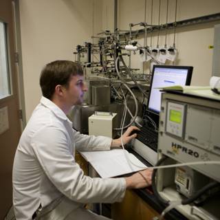 The Scientist in his Lab Coat
