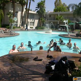 Summer Fun in the Hotel Pool