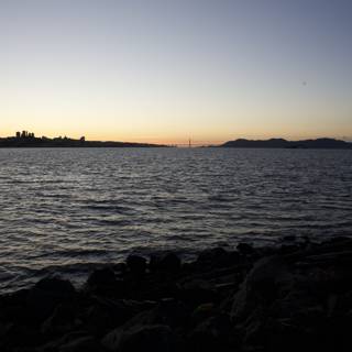 Bay Sunset from the Shoreline