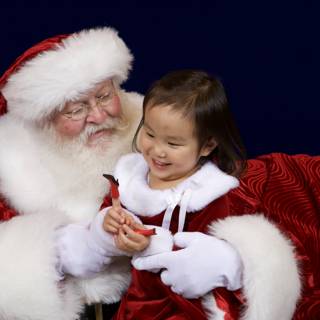 Meeting Santa for the First Time