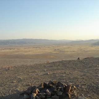 Desert Landscape with Fire Pit