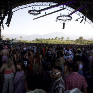 A Vibrant Tapestry of Festival Enthusiasts at Coachella 2024