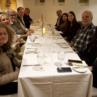 Multi-Generational Family Dinner Celebration at Restaurant