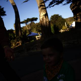 Embracing Nature: A Boy's Adventure in Dolores Park