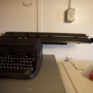 A Vintage Typewriter Amongst Modern Technology