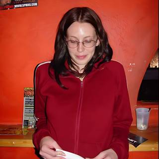 Red Jacket and Glasses