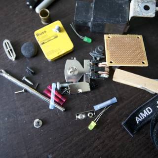 Unpacking the Junkbox: A Table of Electronics and Hardware