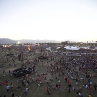 City-sized Crowd at Coachella Music Festival
