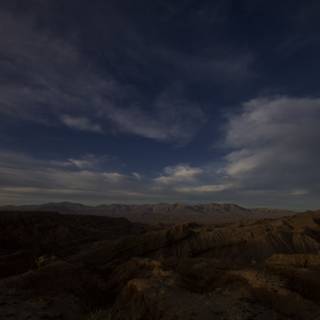 Majestic View of the Death Valley Skyline