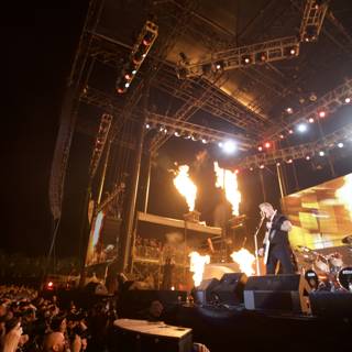 Flames on Stage