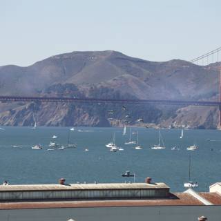 Golden Gate Bridge Panorama on Fleet Week