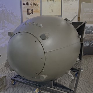 Nuclear Weapon Replica in Historical War Museum