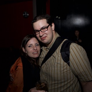 Couple Poses Together at Nightclub Event 2007
