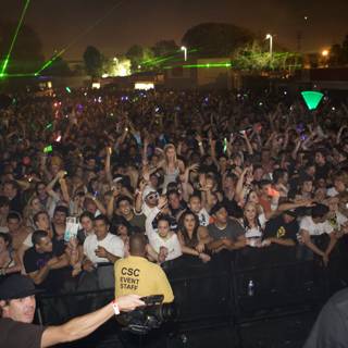 Electric Night in 2007: EDC Music Festival Concertgoers Light Up the Night