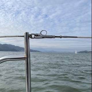 Bow of a Sailboat on San Francisco Bay