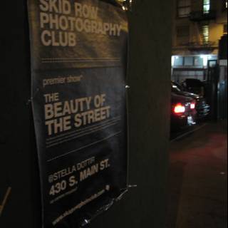Beauty Shop Club Advertisement Poster