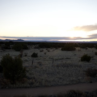 Desert Twilight Over New Mexico High Plains