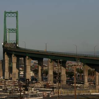 Overpass Bridge in the Metropolis