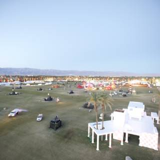 Dusk at the Coachella Event Area