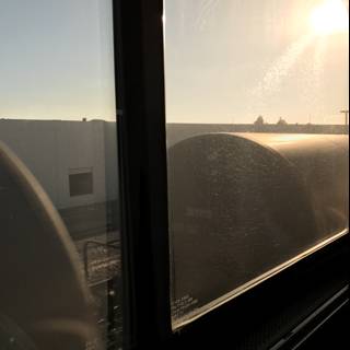Sun-kissed Train Travel