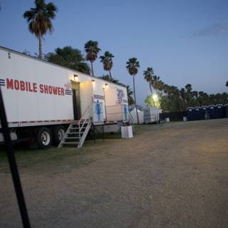 Twilight Refresh: Mobile Showers at Coachella 2024
