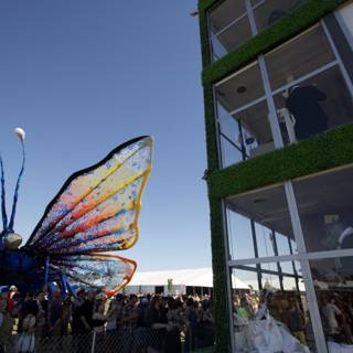 Butterfly Sculpture Takes Flight