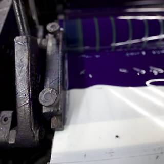 Purple Ink Printing Machine