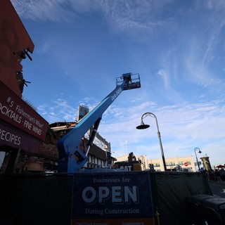 Urban Demolition and Reconstruction in Progress
