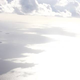 Aerial View of the Ocean on a Sunny Day