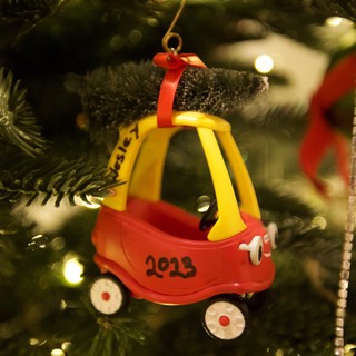Red Cozy Coupe Christmas Tree Ornament 2013