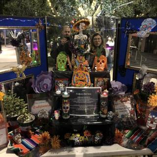 Day of the Dead display at a store