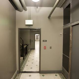 A Dimly Lit Corridor