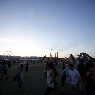 Sunset Stroll at Coachella Music Festival