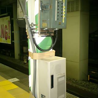 Mysterious Wired Box at Tokyo Train Station