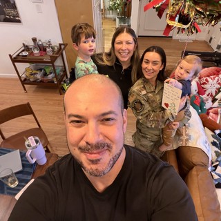 Family Selfie During Holiday Season at Home